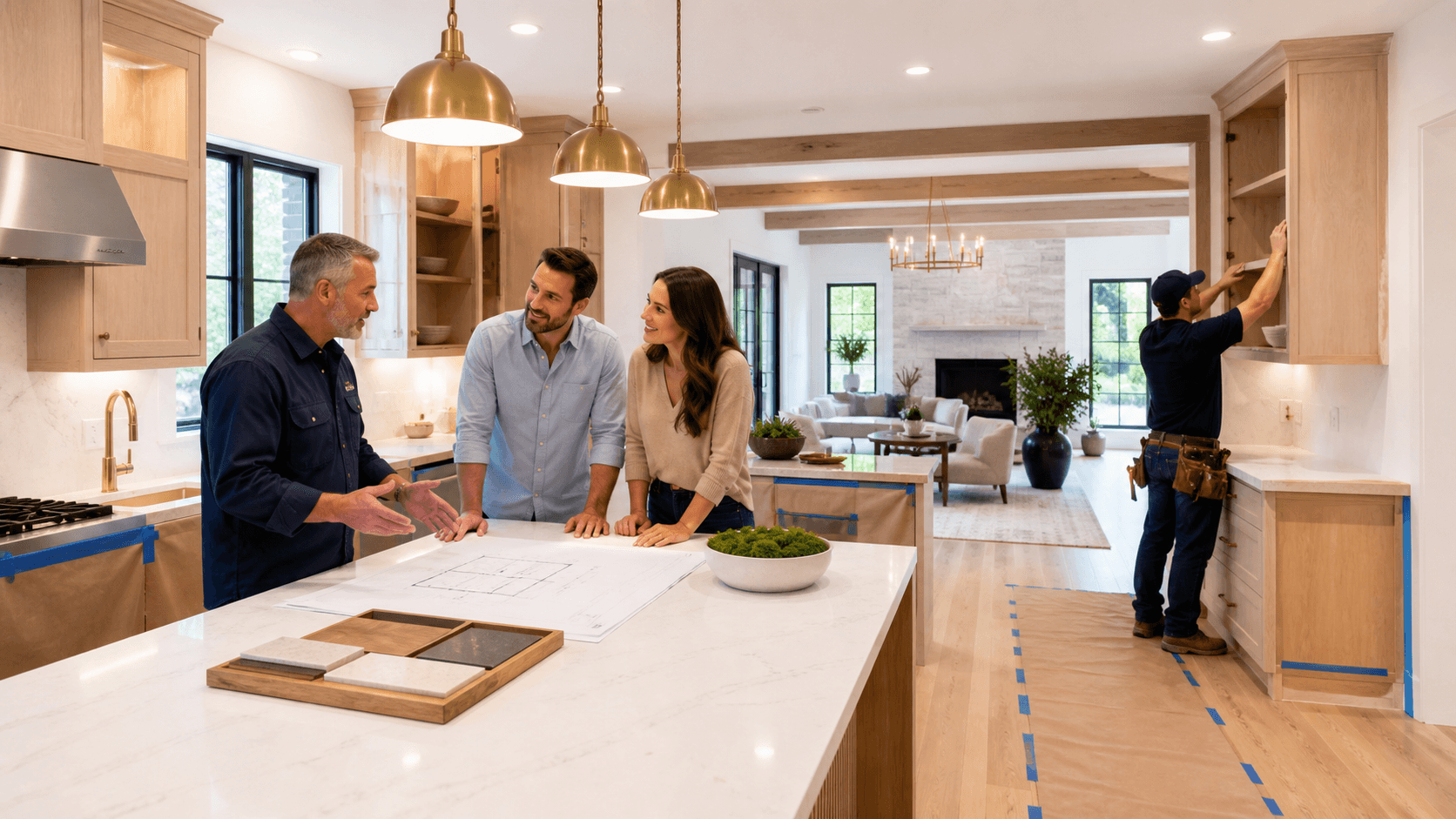 Kitchen Renovation in Dallas, TX for Open-Concept Living