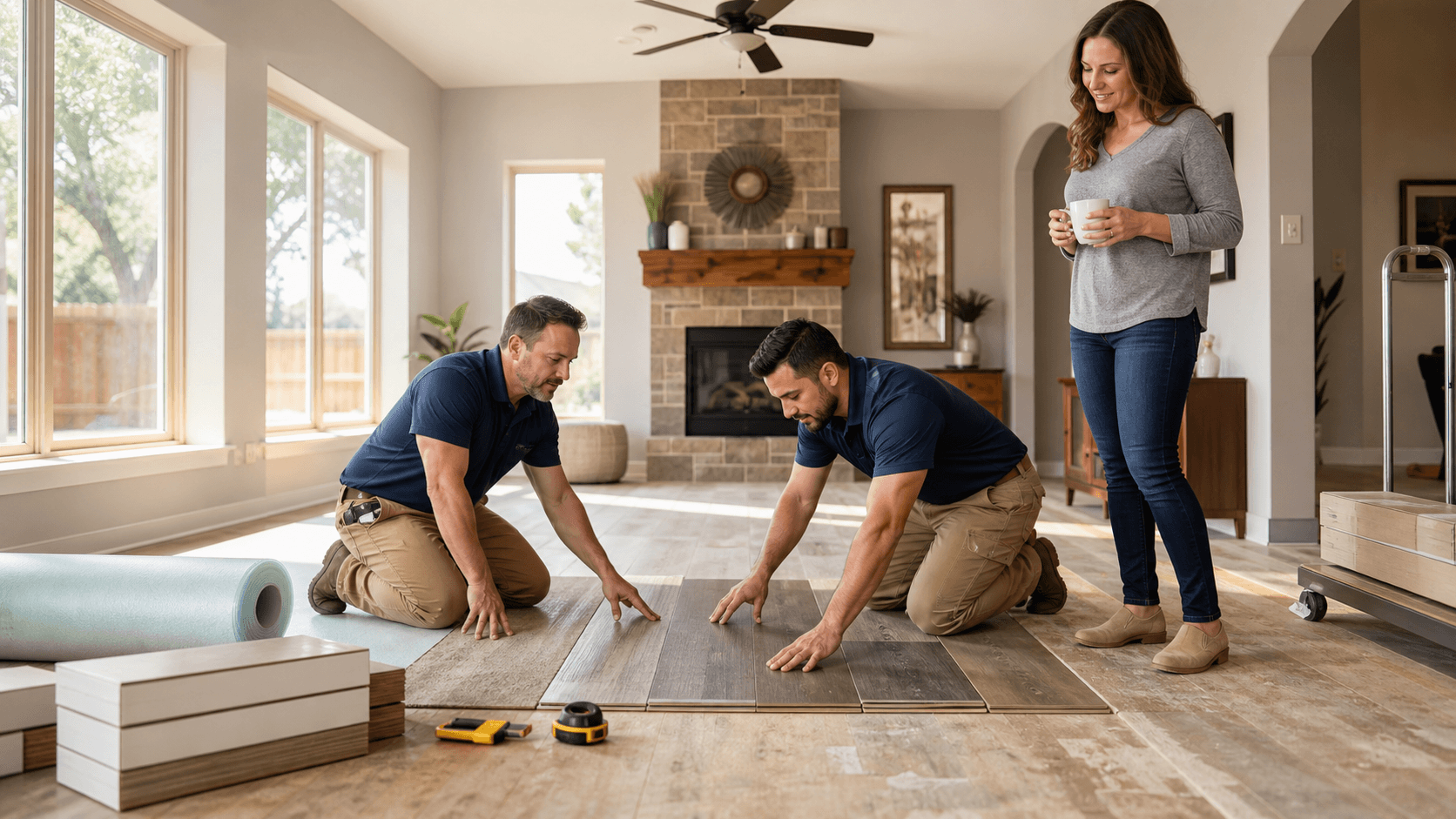 Picking Laminate Flooring in Rowlett, TX for Busy Family Homes
