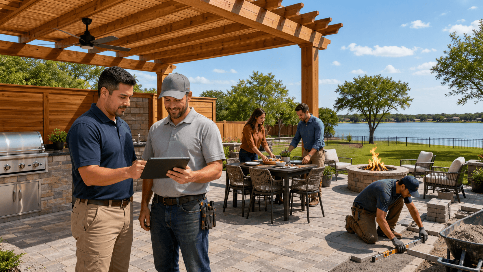 Planning Outdoor Living Spaces in Rowlett, TX for Entertaining