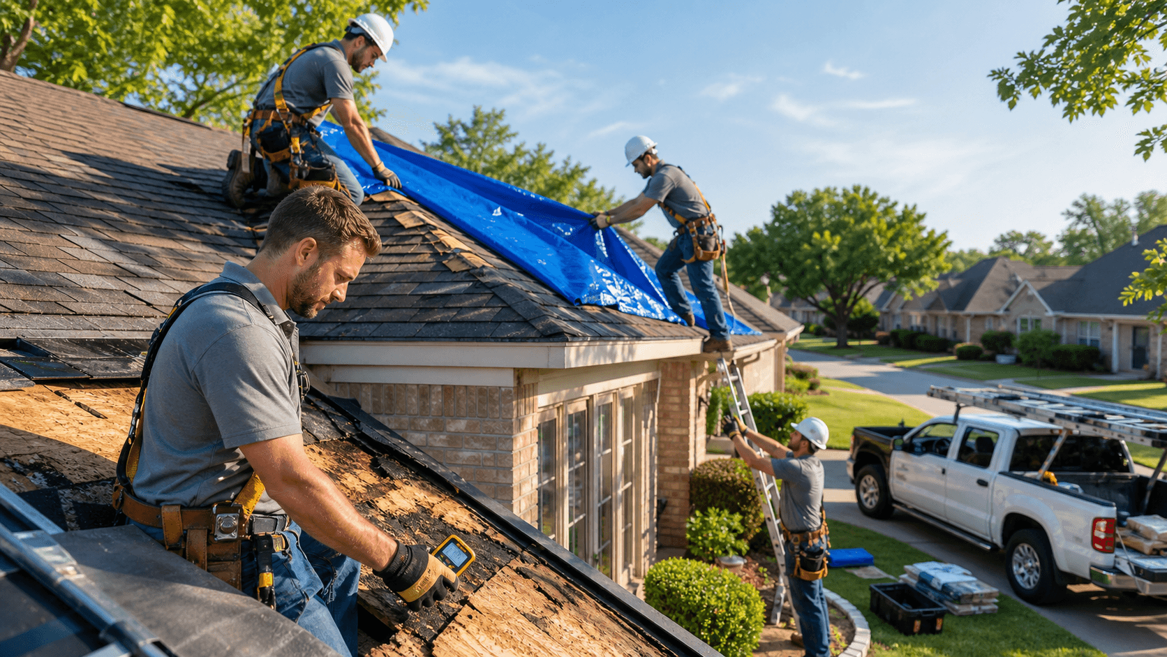 What Happens During Emergency Roof Repair in Rowlett, TX